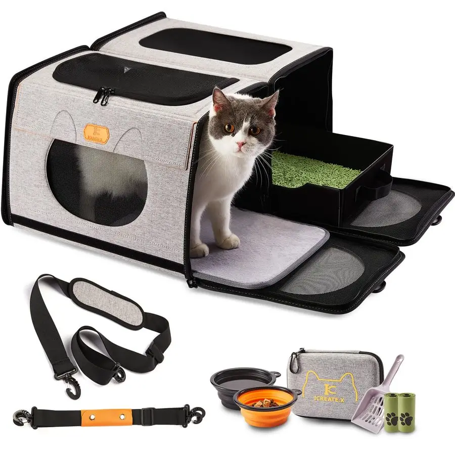 Large Cat Carrier W… - image