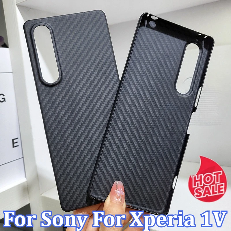 

Mobile Phone Case Aramid Carbon Fiber For Sony for Xperia 1V Magnetic Hard Protective Case Slim & Lightweight Phone Case