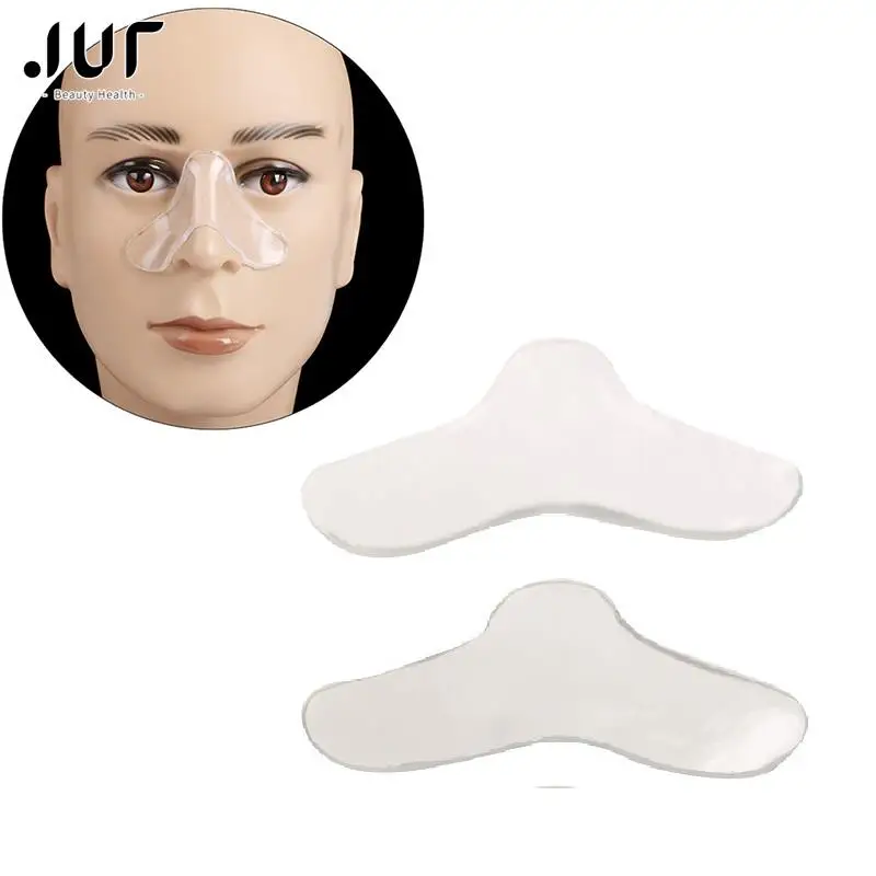 2pcs Nose Pads Sleep Apnea Mask Comfort Pad Transparent Nasal Pads For CPAP Mask Can Be Trimmed To Size Cushions For Most Masks