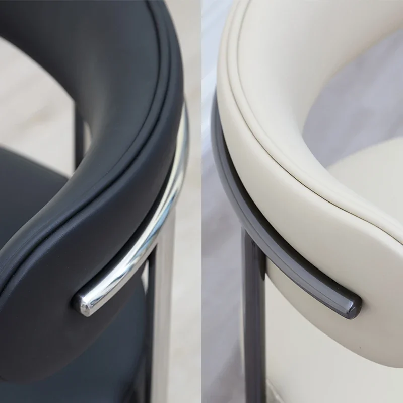 

Leather Chair Makeup Armchairs Design Dining Room Plastic Chairs Pink Wedding Replica Furniture Luxury Nordic Comfortable Rattan
