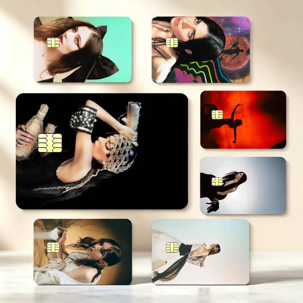 Singer C-Caroline P-Polachek Credit Card Stickers Skin For Bank Debit Decorative Protection Scratch-resistant Gift