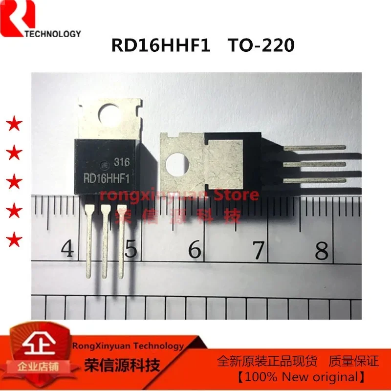 2Pcs/lot RD16HHF1 TO-220  RF POWER MOS FET Silicon MOSFET Power Transistor 30MHz,16W New original