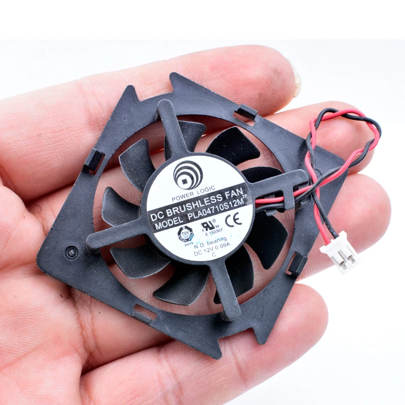 Single Leaf Cooling Fan, Placa gráfica, PLA04710S12M, 12V, 0.09A, ATI, HD5450, original