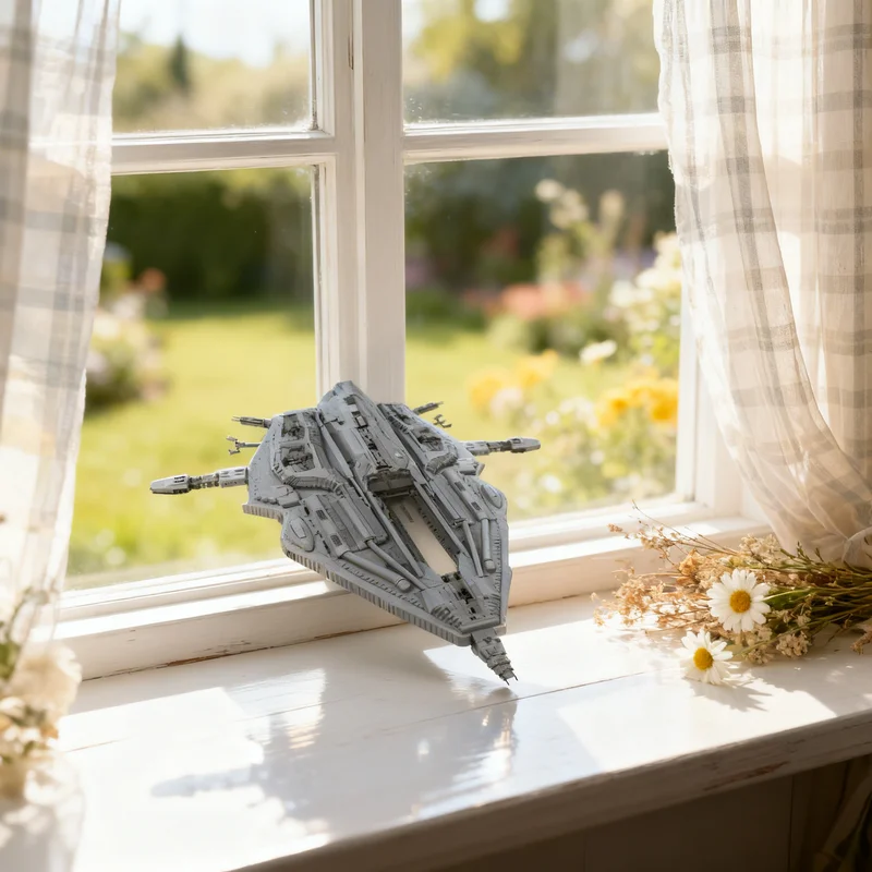 

22528 деталей MOC: Модель космического корабля Wraith Hive. Конструктор для творчества, коллекционный декор, подарок для детей и взрослых, для дома и офиса.