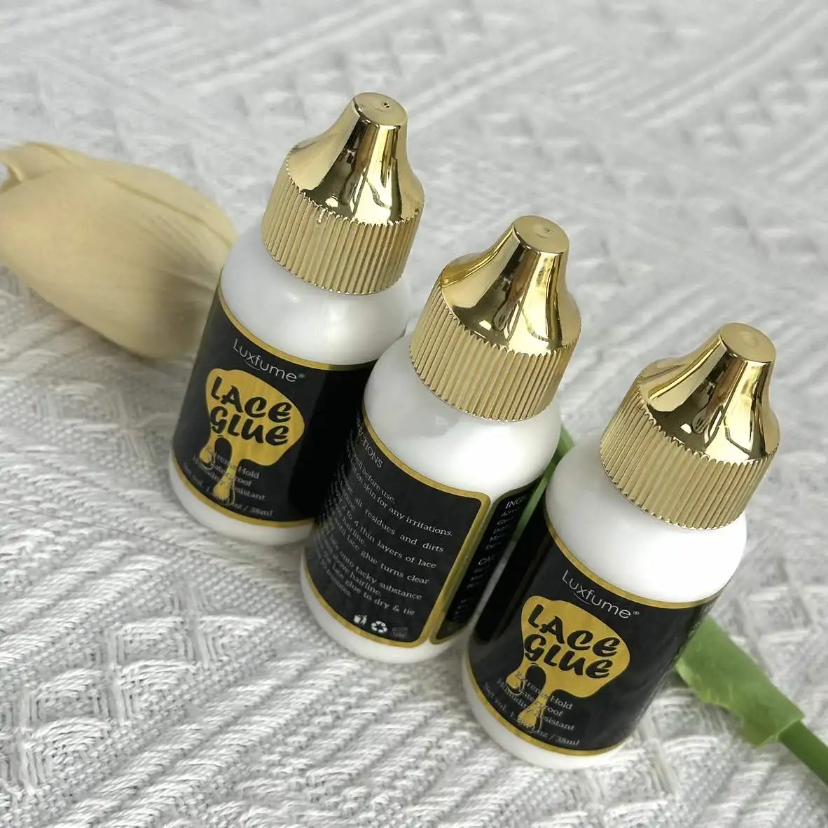 

Front Lace Wig Glue Waterproof Extra Strong Hair Glue Adhesives Strong Bond Hold Lace Wig Hair System Glue 38ml hair glue