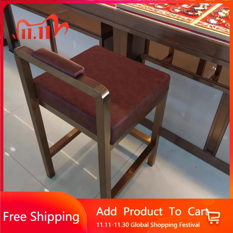 

Accent Office Bar Stools Reception Desks Designer Modern High Bar Stools Balcony Restaurant Sillas Para Comedor Salon Furniture