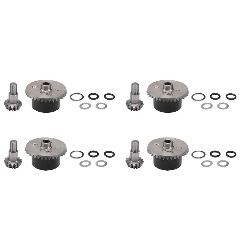 

4X Metal Diff Case Diff Gear 37T Input Gear 13T For ARRMA 1/10 Kraton Senton Big Rock Granite Outcast 4X4 Parts,5