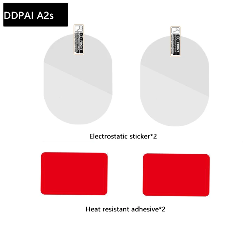 For DDPAI A2S Film and Static Stickers Suitable for DDPAI A2S Double Adhesive Sticker Pads