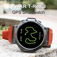 Original T-Rex 3 GPS Smartwatch 5 ATM Waterproof Built-in Dual-band GPS GNSS Compass Military Smart Watch Men for Xiaomi iPhone