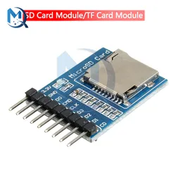 Micro SD e TF Card Reader para Arduino Promoção, Card Reader, Memory Shield, Mini Armazenamento, Módulo com Pins, 9 Pin