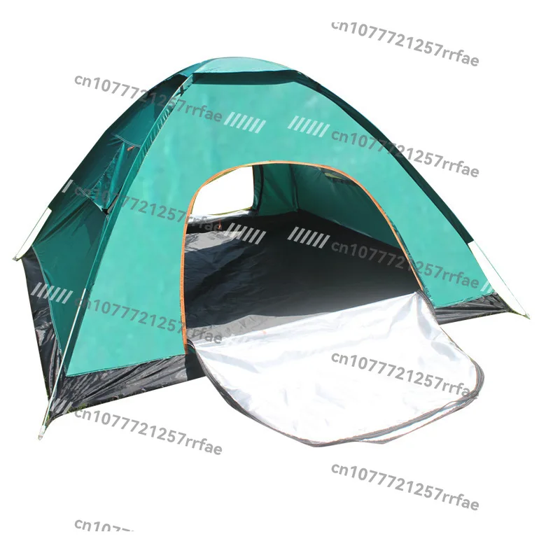 

Portable waterproof canvas tent foldable mosquito proof outdoor tent fishing hiking camping picnic