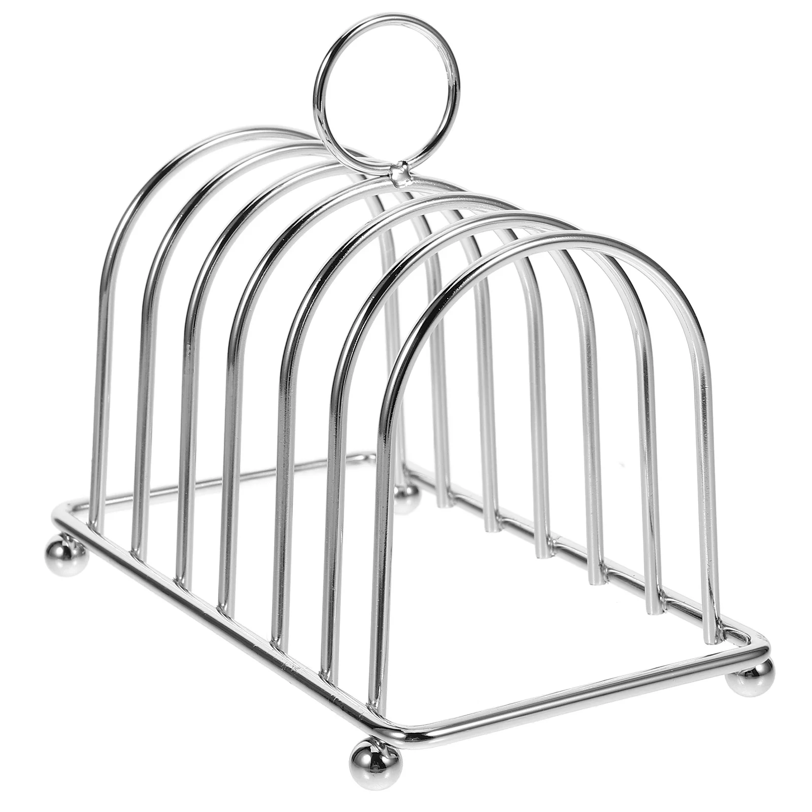 

Desktop Metal Bread Rack Slice Toast Stand Kitchen Accessories Countertop Toast Storage Rack Household Use Kitchen Accessory