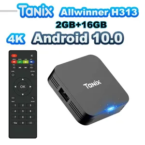 Tanix TX1 Kotak TV Android 10 WIFI 2.4 G 4K HDR 3D Pemenang Semua 8GB 16GB Pemutar Media Global Quad Core H313 DC 5V / 2A 10 saluran iptv penjualan terbaik - №
