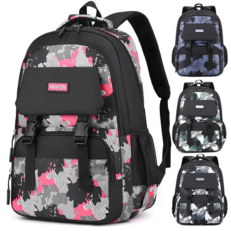 2026 Good Quality Student Boys And Girls Backpack Elementary School Middle School High School Double Shoulder Backpack On Sale