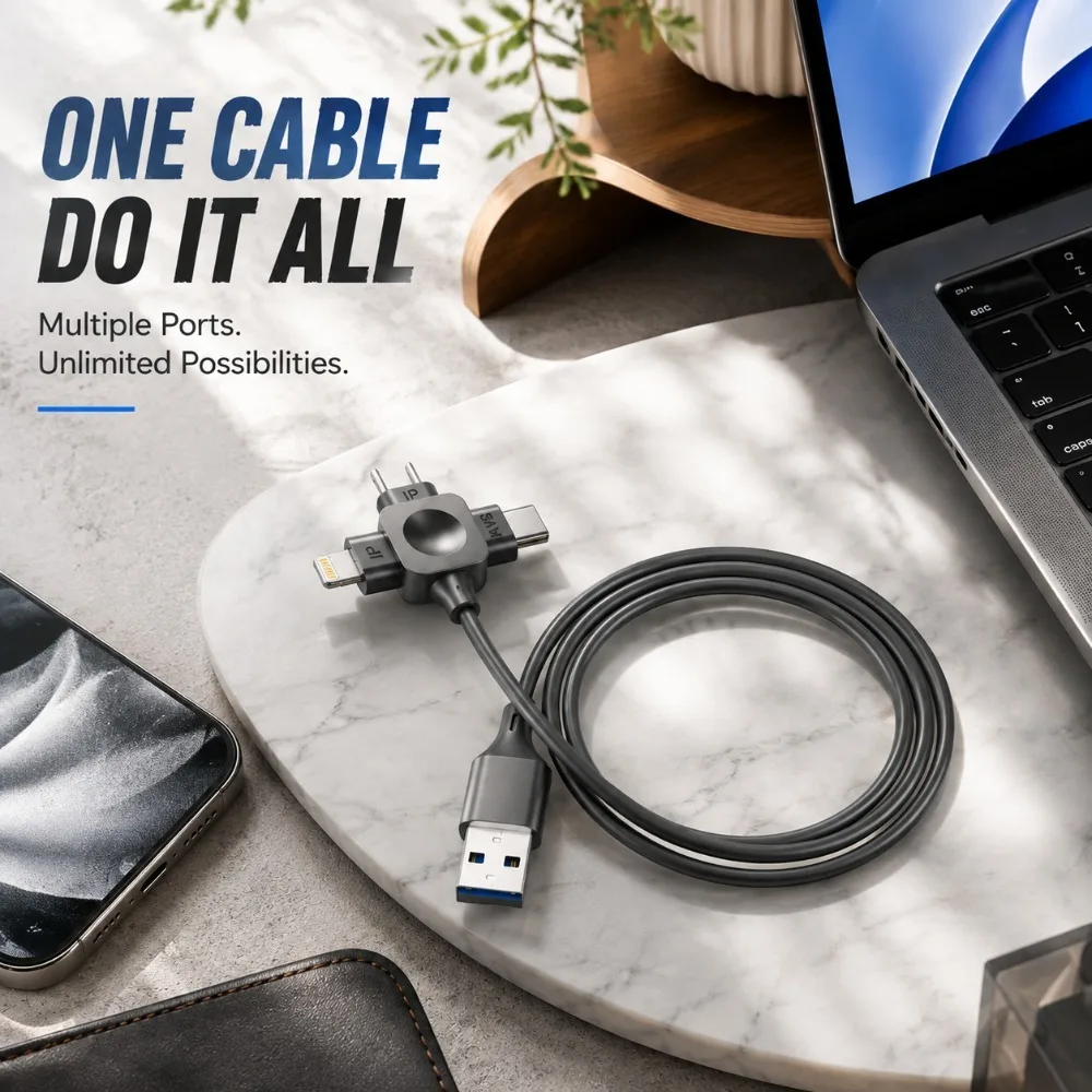 Portable 3 In 1 Multifunctional USB Test Cable Lightning Micro USB Type-C Mobile Data Wire For Smartphone Repair Flash Debug