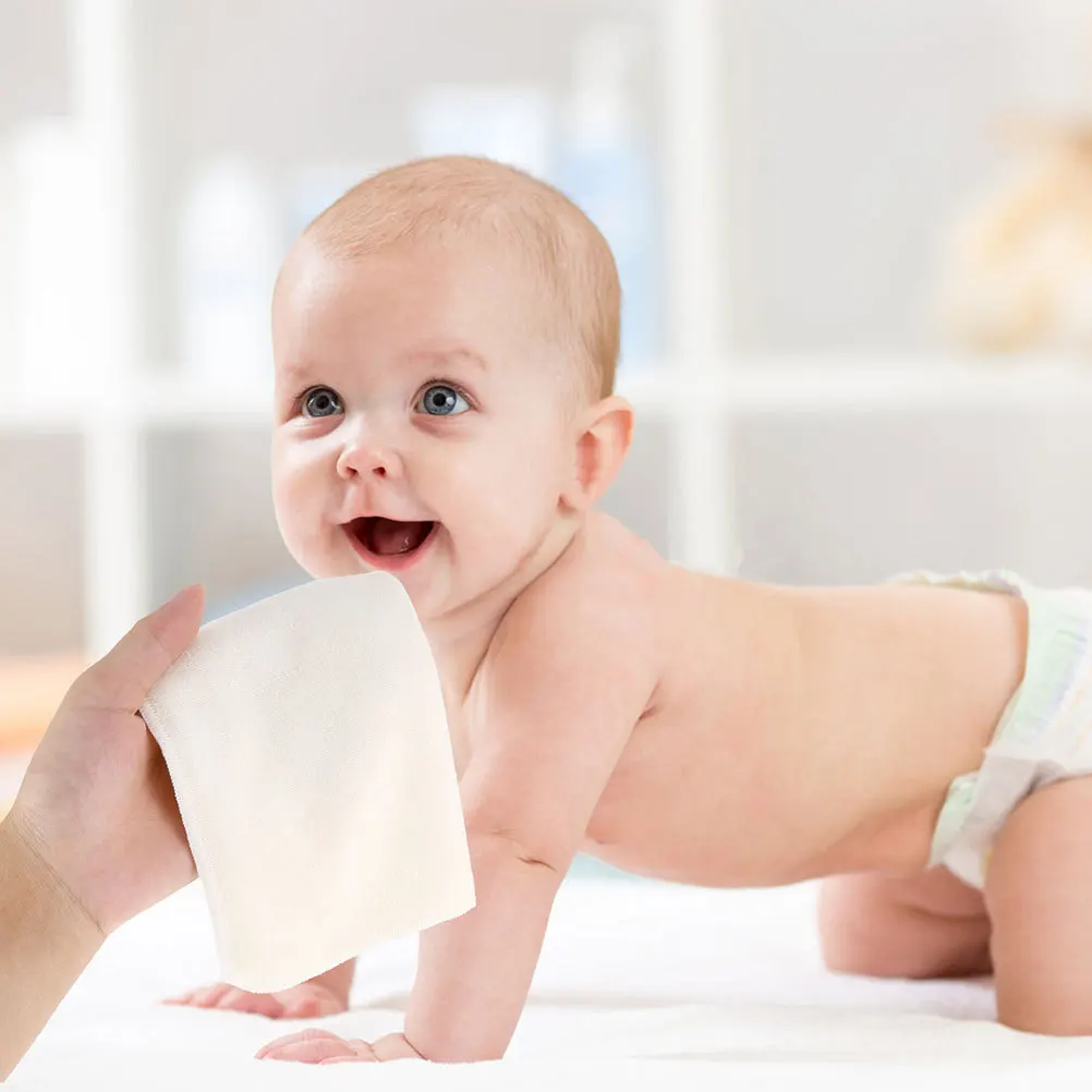 

5Pcs Baby Saliva Towels Absorbent Soft Washable Face Wipes Handkerchief for Toddler Infant Nursing Daily Care Saliva Towel