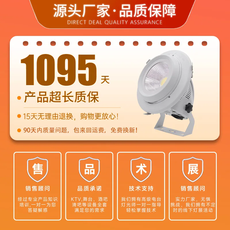 

Встраиваемый COB-светильник для сцены, подсветки, свадеб, баров, конференц-залов, освещения для прямых трансляций, комплект оборудования