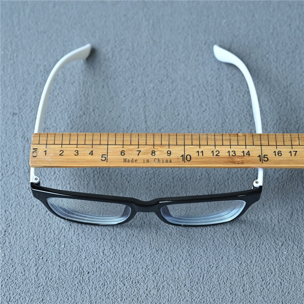 Vazrobe 150mm Oversized Men Reading Glasses Women Black White TR90 Eyeglasses Frame Male Big Large Face TR90 Matte Ultralight