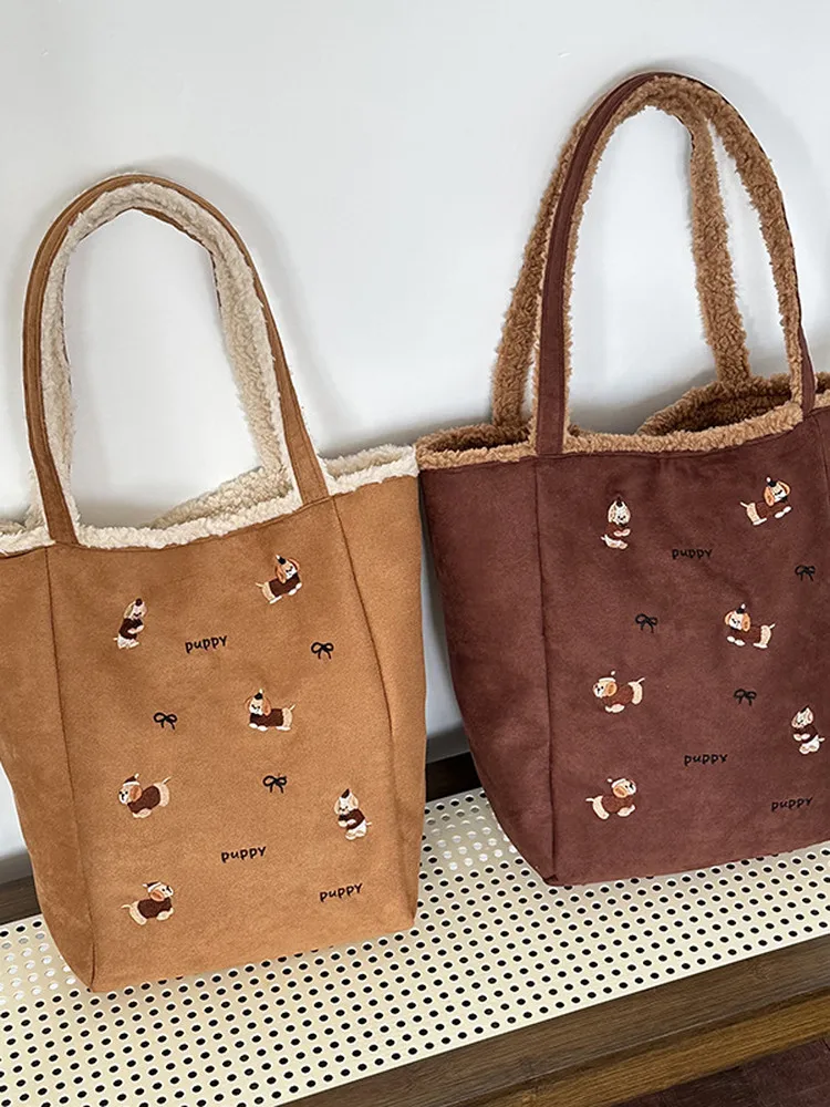 

Casual Fashionable Bucket Bag Women's Shoulder Bag Retro Texture Personalized Design Autumn New Style Simple Elegant Ladies Bag