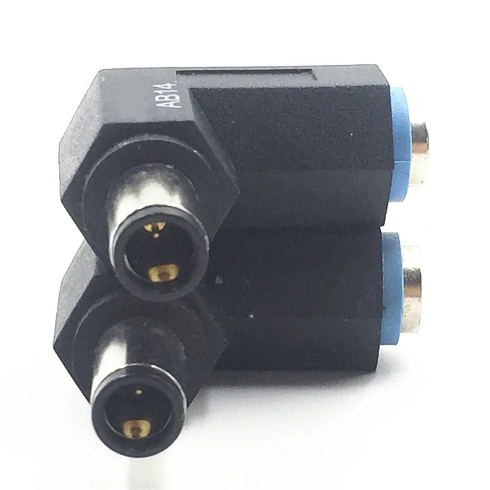 90 stopni DC 5,5 x 2,5 mm żeńskie do 7,4 x 5,0 mm męskie złącze zasilania DC Adapter Laptop 5,5 * 2,5 żeńskie do męskiego 7,4 * 0,6 Wtyczka — zdjęcie 5