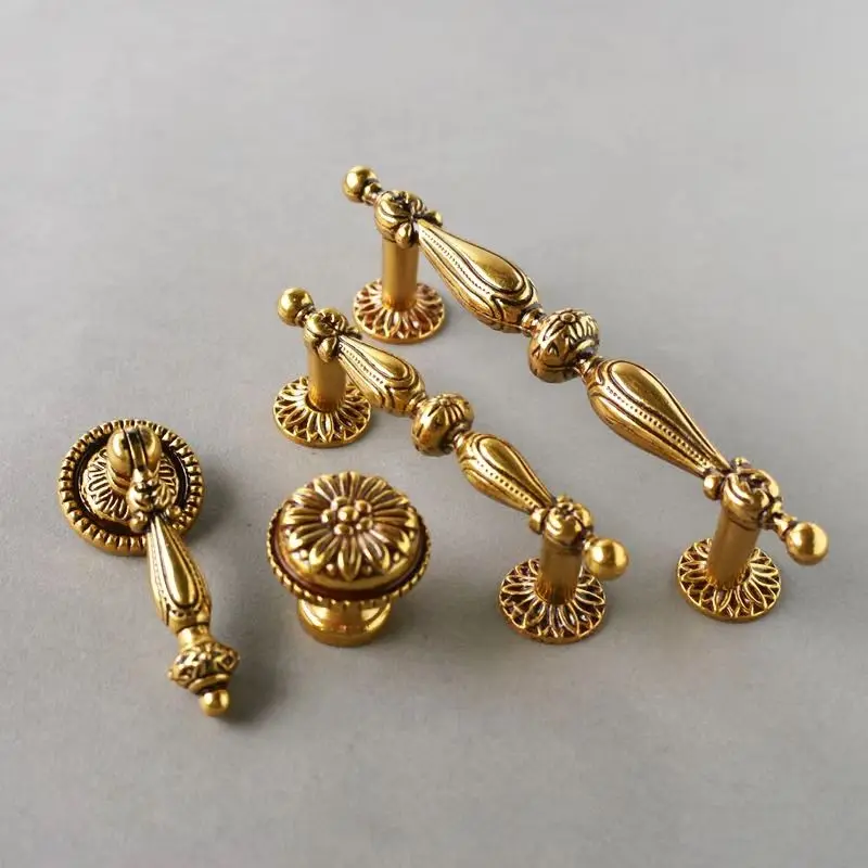 

Ретро 10 шт., европейские антикварные мебельные ручки, ручки для ящиков, шкаф, шкаф, комод, дверные ручки для ТВ-шкафа, ручки