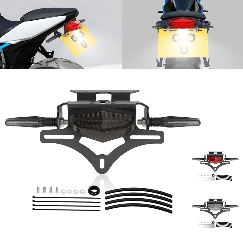 

Рамка номерного знака Fender Eliminator, аккуратный светодиодный задний фонарь, указатель поворота для SUZUKI GSX-8S 2023-2025 GSX-8R 2024-2025