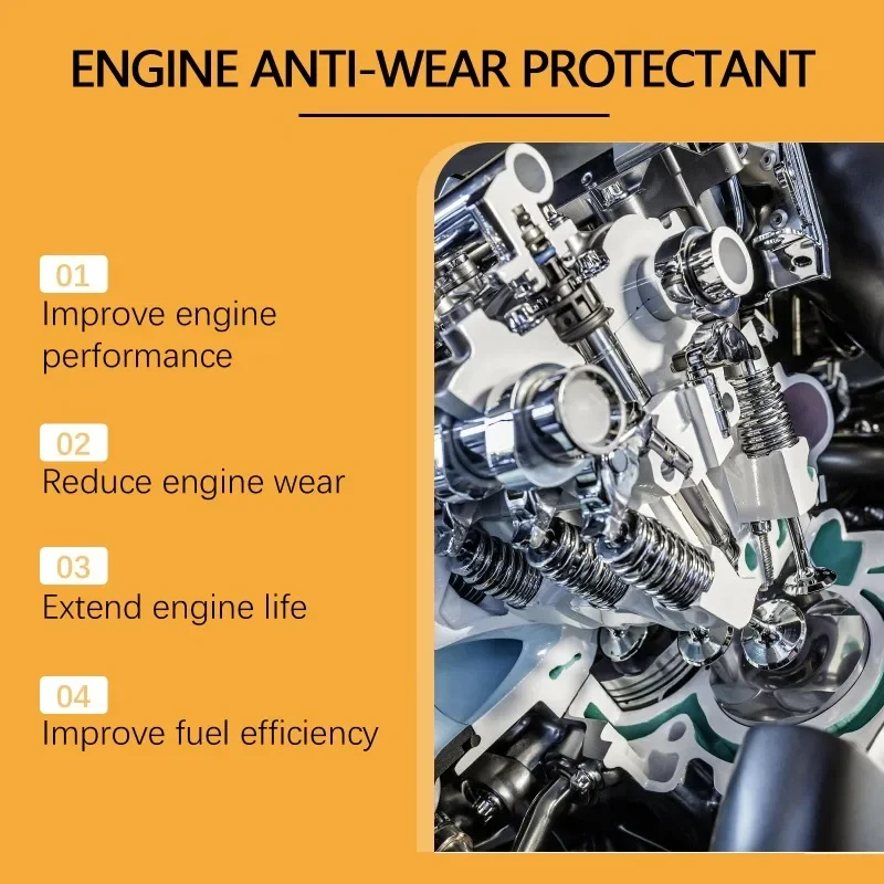 Significativo effetto universale riduzione del rumore dell'auto prevenzione della ruggine agente di protezione dall'usura del motore strumento di manutenzione per la pulizia delle auto