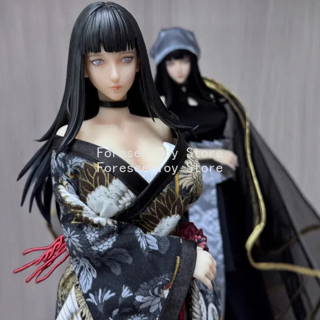 45cm Hyuga Hinata 3 Sets Clothes Figure NARUTO Anime Figures Resin Collection Desktop Ornament Decoration Best Gift for Children