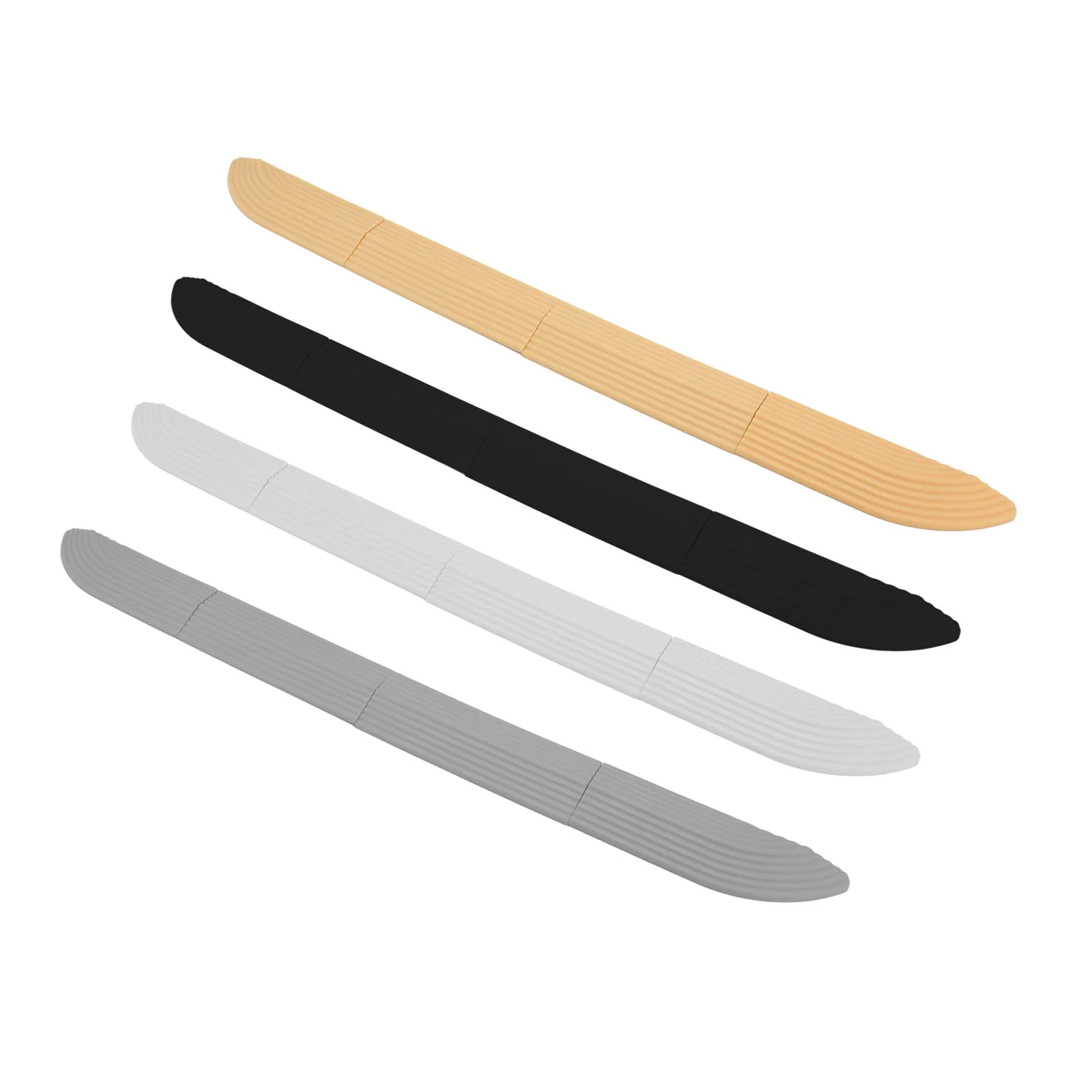 4PCS Sweeper Door Sill Stair Wheelchair Door Sill  Assembly Rubber Door Threshold  Sweeper Door Sill