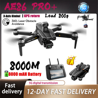 2025 New AE86 PRO MAX GPS Drone Professional 8K 3-axis PTZ Aerial Obstacle-Avoiding Brushless Motor 5G WIFI RC Quadcopter Toys