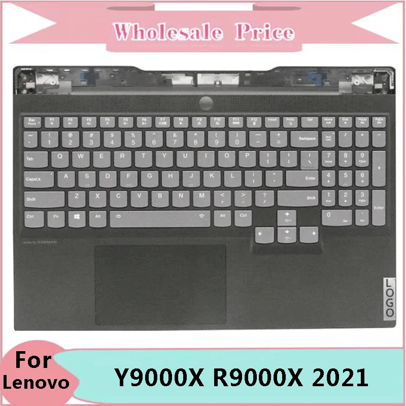 

New Original For Lenovo Legion S7-15ACH6 Y9000X R9000X 2021 Laptop Palmrest Case Keyboard US English Version Upper Cover