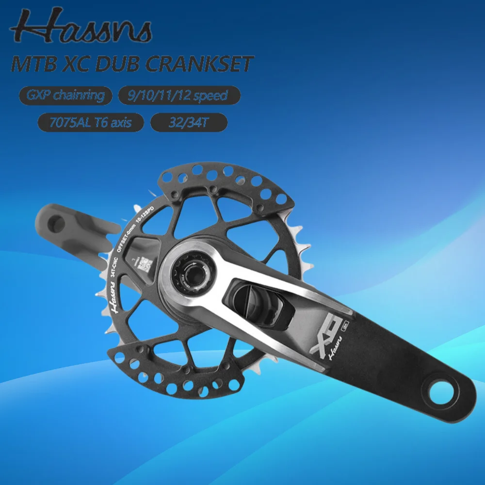 HASSNS Mountain Bike direct mount Wide Narrow chainring 32 34 Teeth Crown Offset 0°/ 3° ForSram X9/X0/NX/X1/X01/XX1