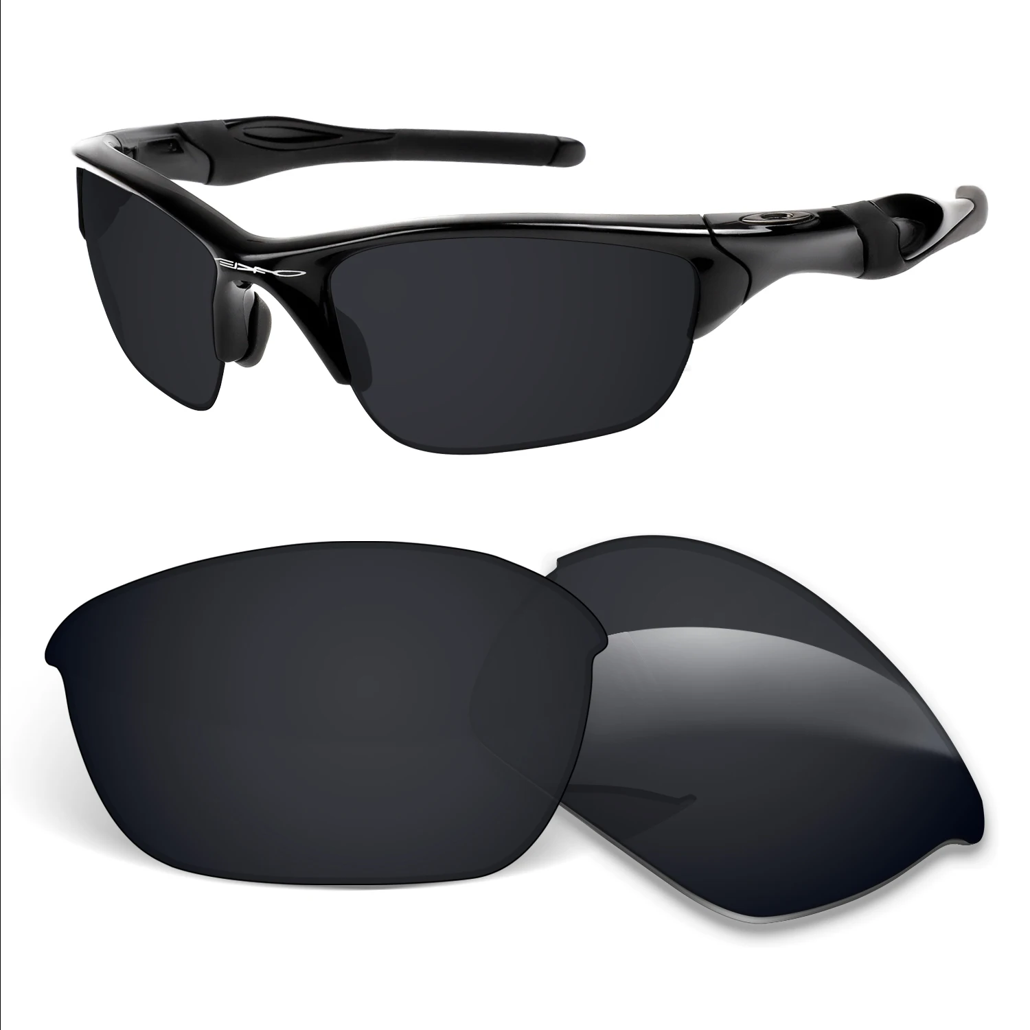 Thickness of 1.5MM Polarized Replacement Lenses for Oakley Half Jacket 03-614 03-615J 03-609 03-610 Sunglasses-Multi Colors