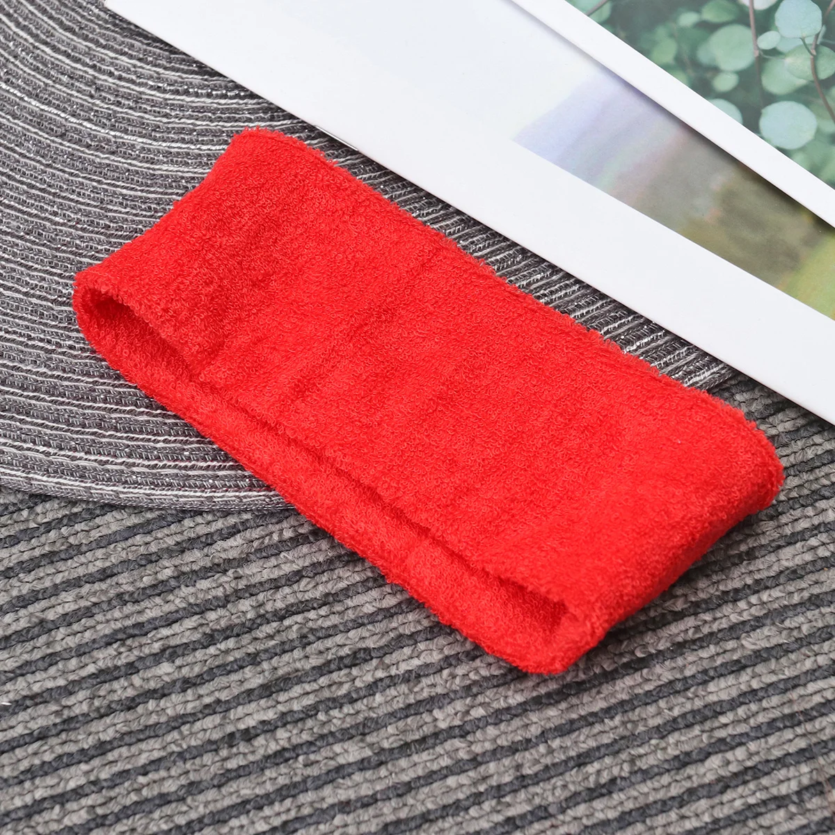 

Yoga Sweatbands Pink Cloth Headband Adjustable for Sports Spa Makeup Use Sports Sweatbands Spa Headbands