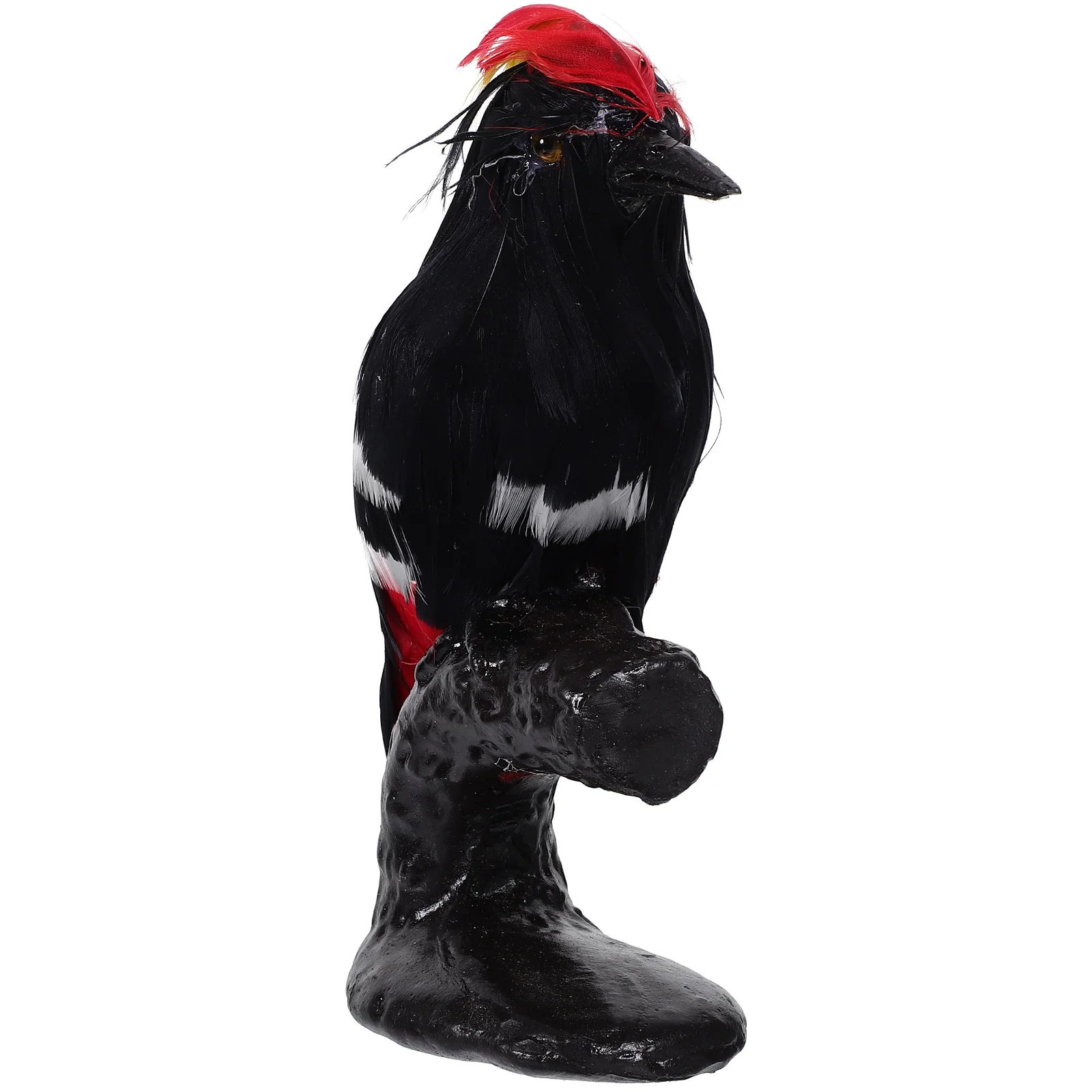 

1Pcs Woodpecker Bird Craft Premium Pe Decorative Realistic Statue for Office Home Living Room Decor Gift