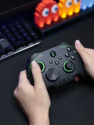 BLACK SHARK Green Ghost Bluetooth Wireless Gamepad 3 modalità Hall vibrazione magnetica Controller maniglia di gioco per interruttore a vapore xbox