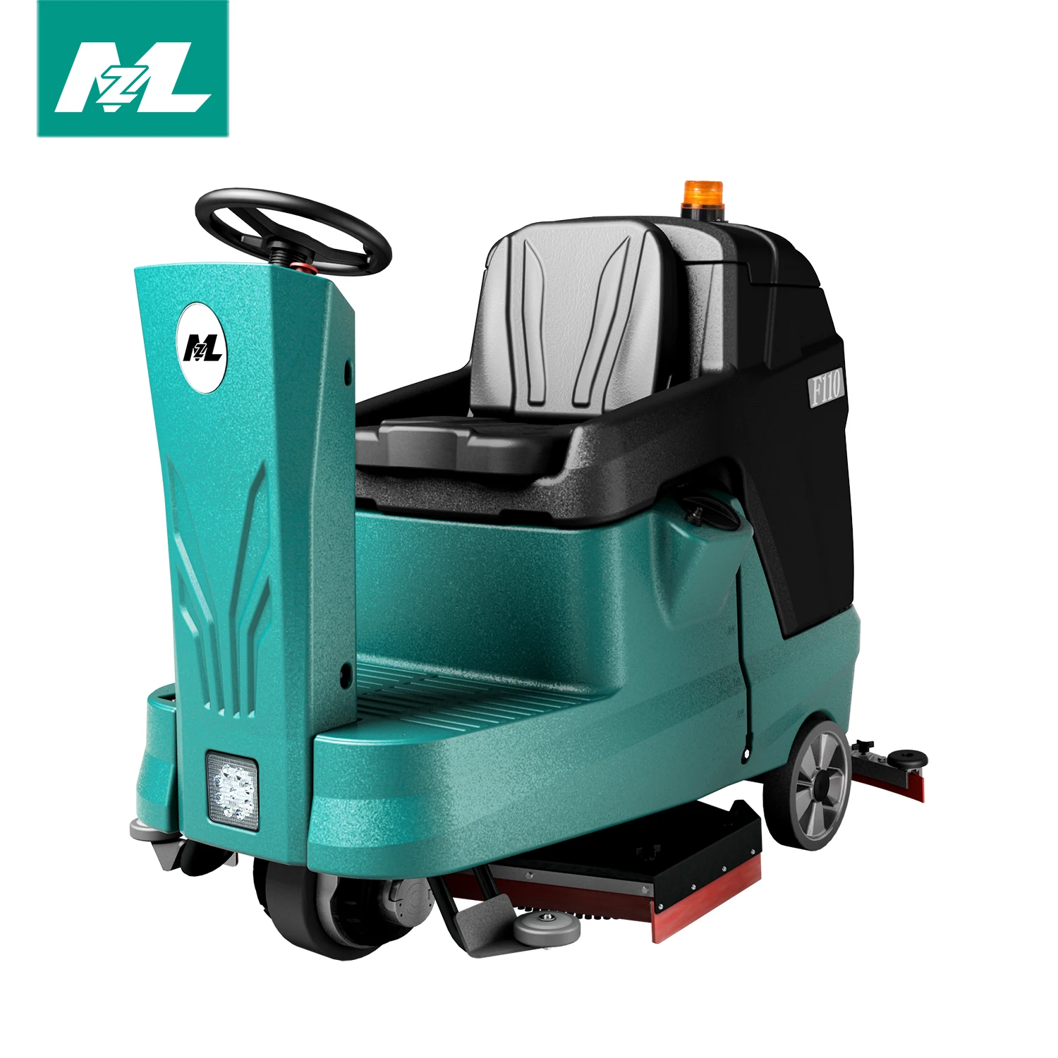110L Electric Double Disc Commercial Marble Floor Cleaning Equipment Vacuum Scrubber Machine Floor Scrubber