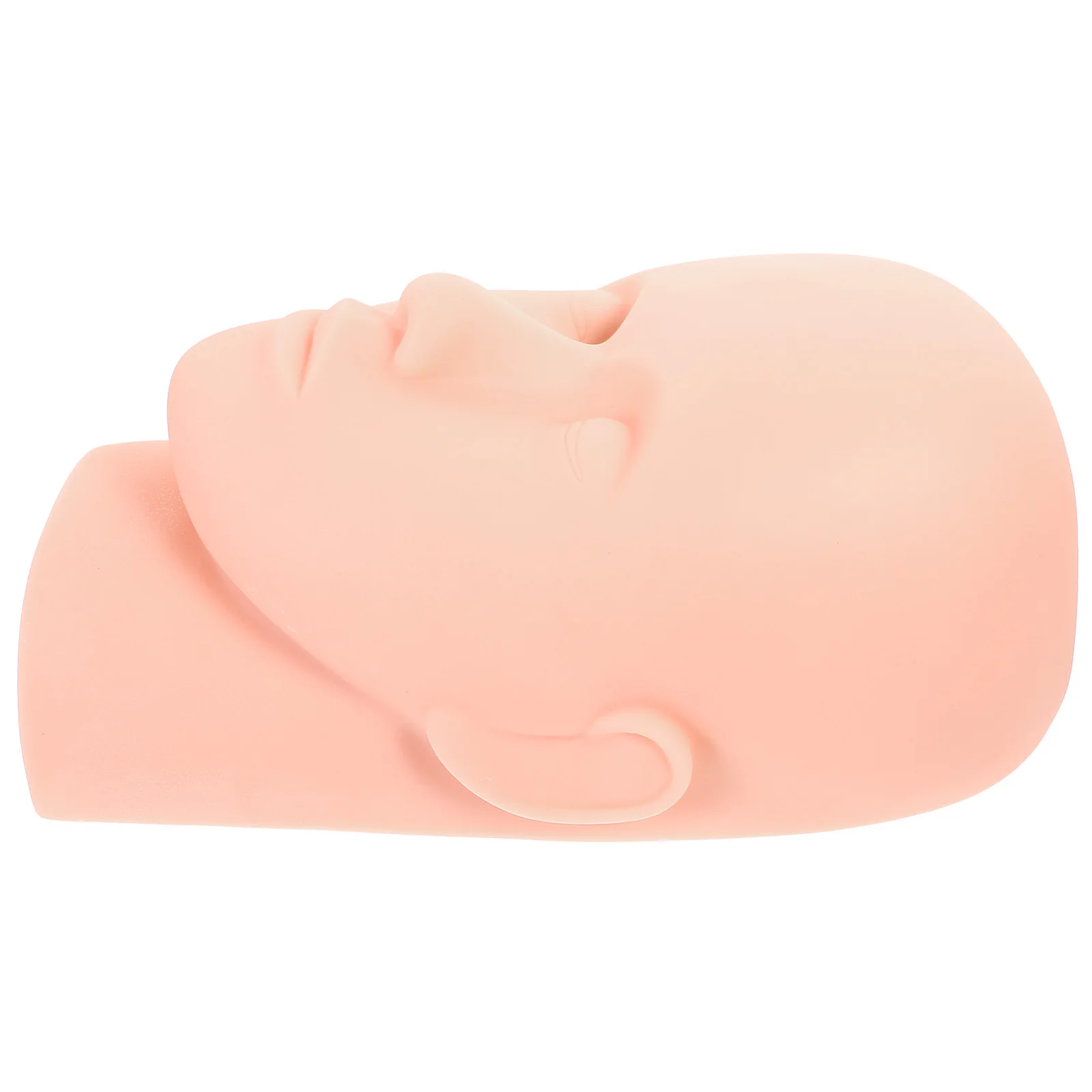 まつげエクステ練習用マネキンヘッド、再利用可能な練習ツール、まつげエクステ学習用メイク練習顔