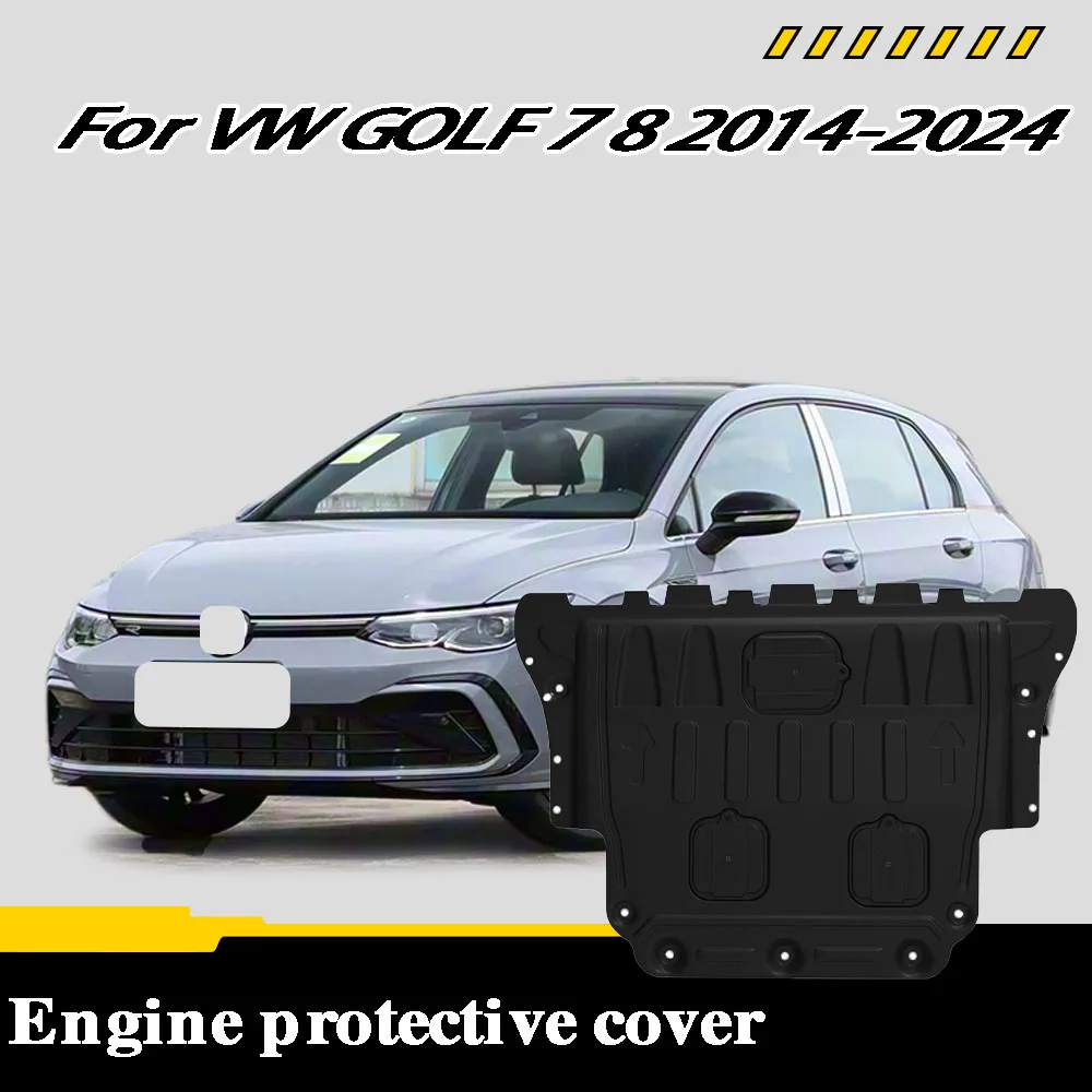 Auto Zubehör Unter Motor Schutz Kotflügel Bord Splash Schild Schlamm Kotflügel Platte Panel Für VW GOLF 7 8 2014-2024 1,4 T 2,0 T