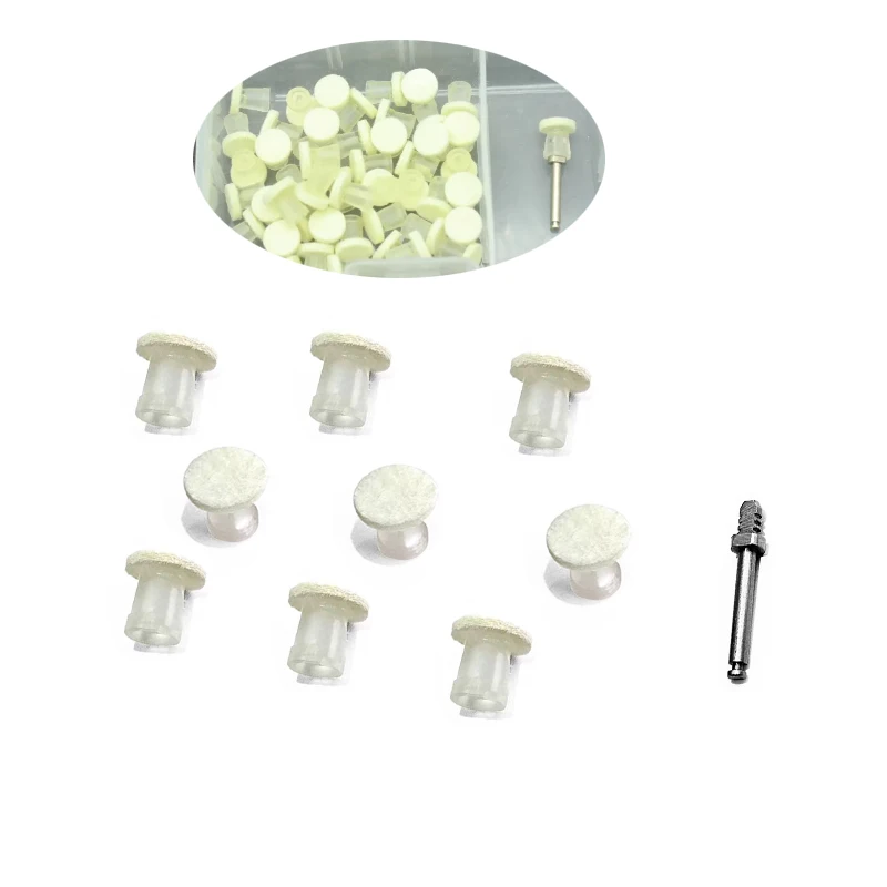 Dental Polishing Paste-Impregnated Disc Kit Composite Finishing Disc +1Pcs Mandrel Dentistry Materials Teeth Whitening Tools