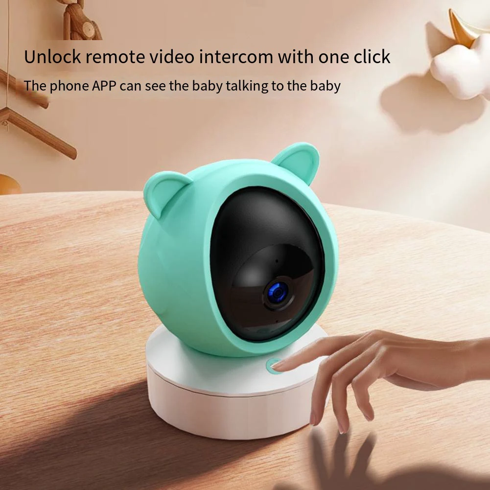 5 بوصة ل Tuya الذكية عن بعد كاميرا الطفل تغذية تذكير درجة الحرارة صرخة كشف الصوت الصوت والفيديو كاميرا جليسة الأطفال #5