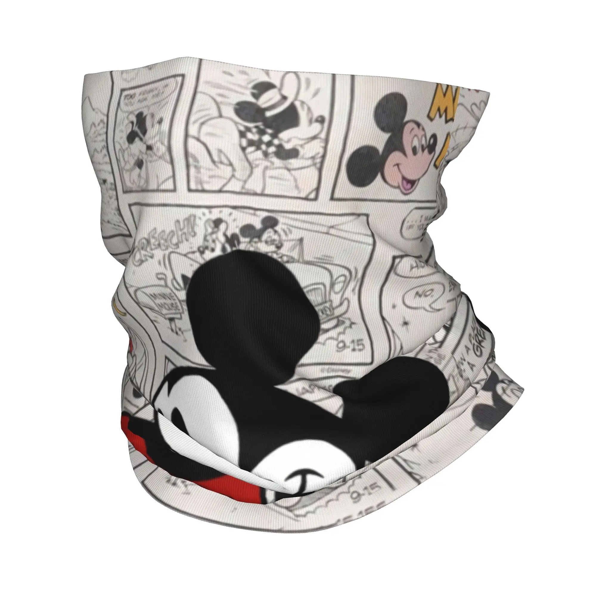 

Пользовательские гетры с Микки Маусом для женщин и мужчин, защита от ультрафиолета, зимний шарф-бандана с героями мультфильмов в стиле аниме для езды на велосипеде