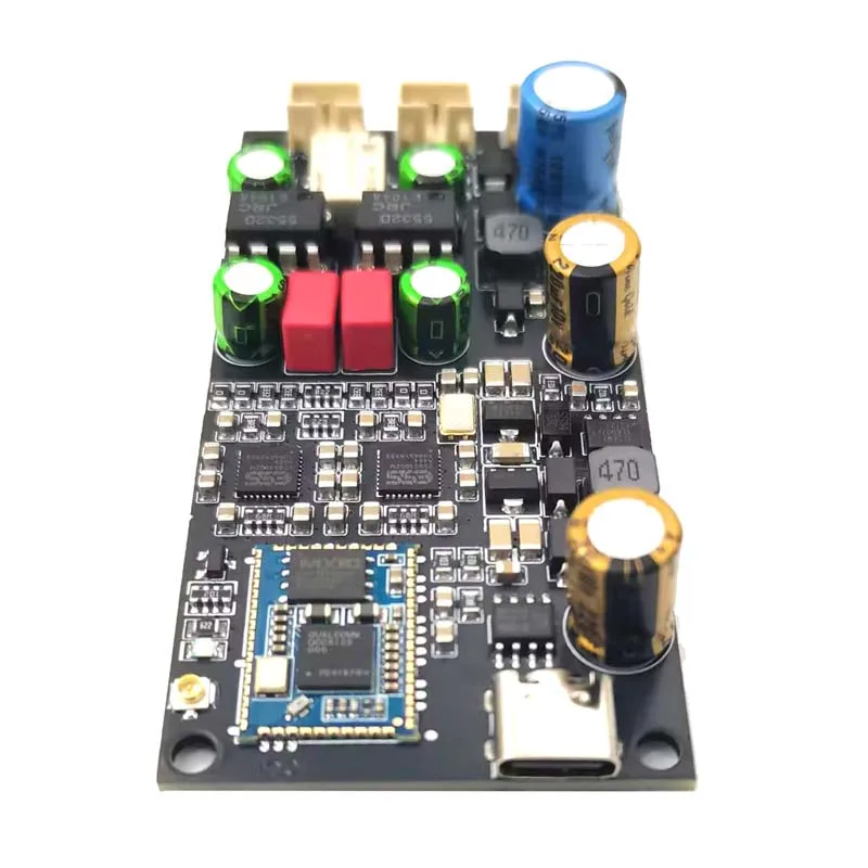 

Новый двойной ES9039Q2M HiFi QCC5125 LDAC 5,1 Bluetooth аудиоприемник декодирующая плата для усилителей