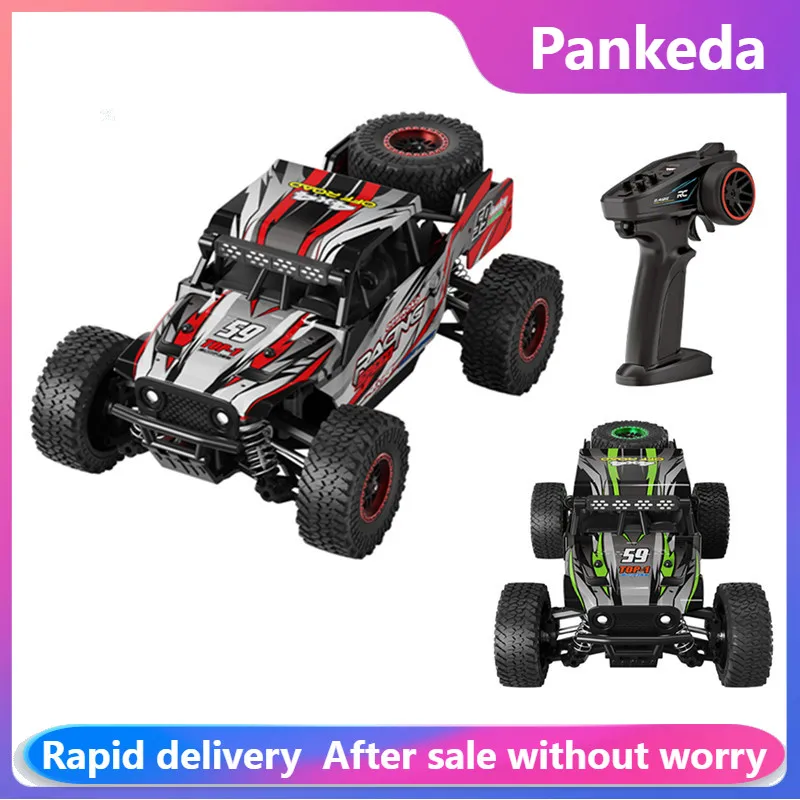 C59 RC Car LED Headlights 4WD Amphibious Land And Water Off-road Vehicle Outdoor Waterproof Truck Toy Children's And Adults Gift