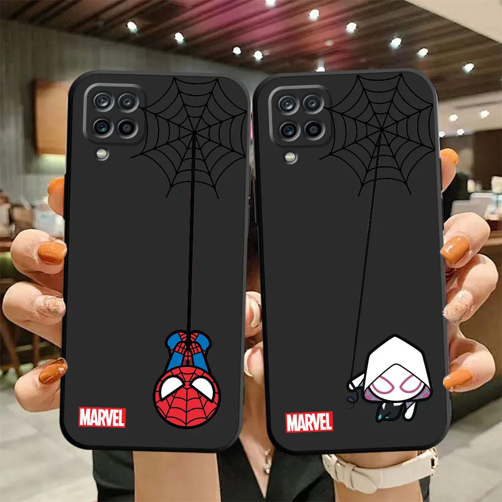 Cute Marvel Spiderman Phone Case for Samsung Galaxy A40 A02s A50 A10s A20e A03s A04s A03 Core A04 A70 A54 A34 A02 A01 A10 Cover