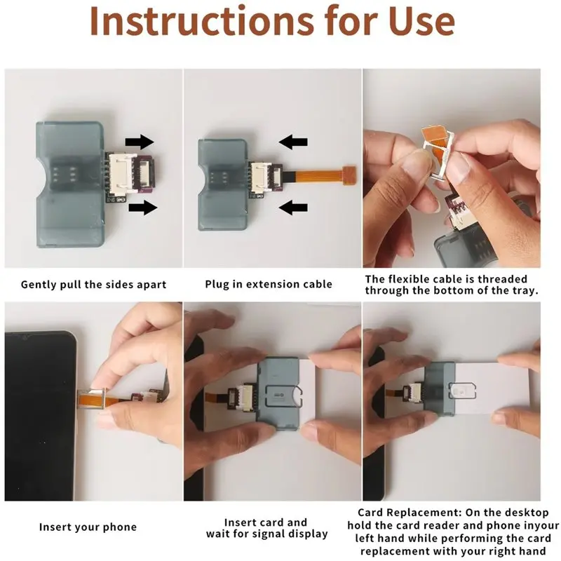 ●No-Reboot Nano SIM Card Activator Tool Converter, Micro And Nano SIM Card Adapter Kit For Smart Card IC Expansion B
