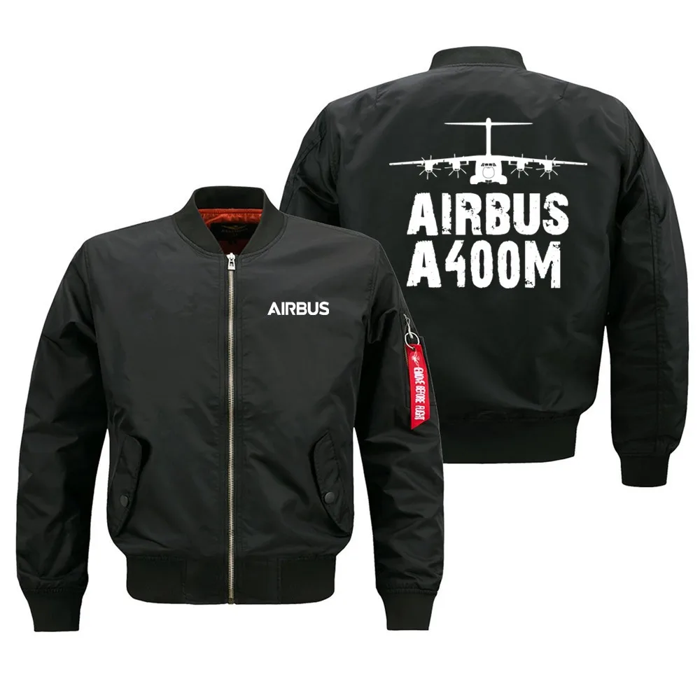 Autumn Winter Outdoor Windproof Man Baseball Coats Airbus A400M Pilots Military Flight Aviation Men Ma1 Bomber Jacket