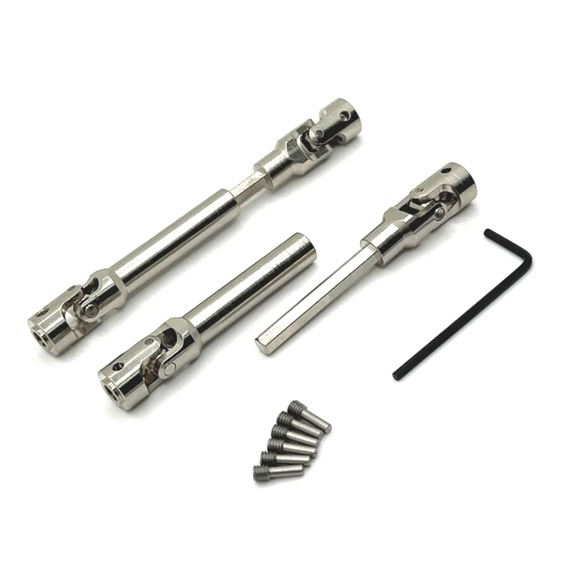 Metal Upgrade And Modification Of Front And Rear Driveshafts Suitable For Huangbo 1/10 R1001 R1002 R1003 RC Car