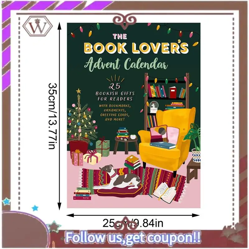 ABBG- تقويم مغامرات عشاق الكتاب، 25 هدايا كتابية لمحبي الكبار، تقويم مآجف القراءة لعشاق الكتب مع هدايا