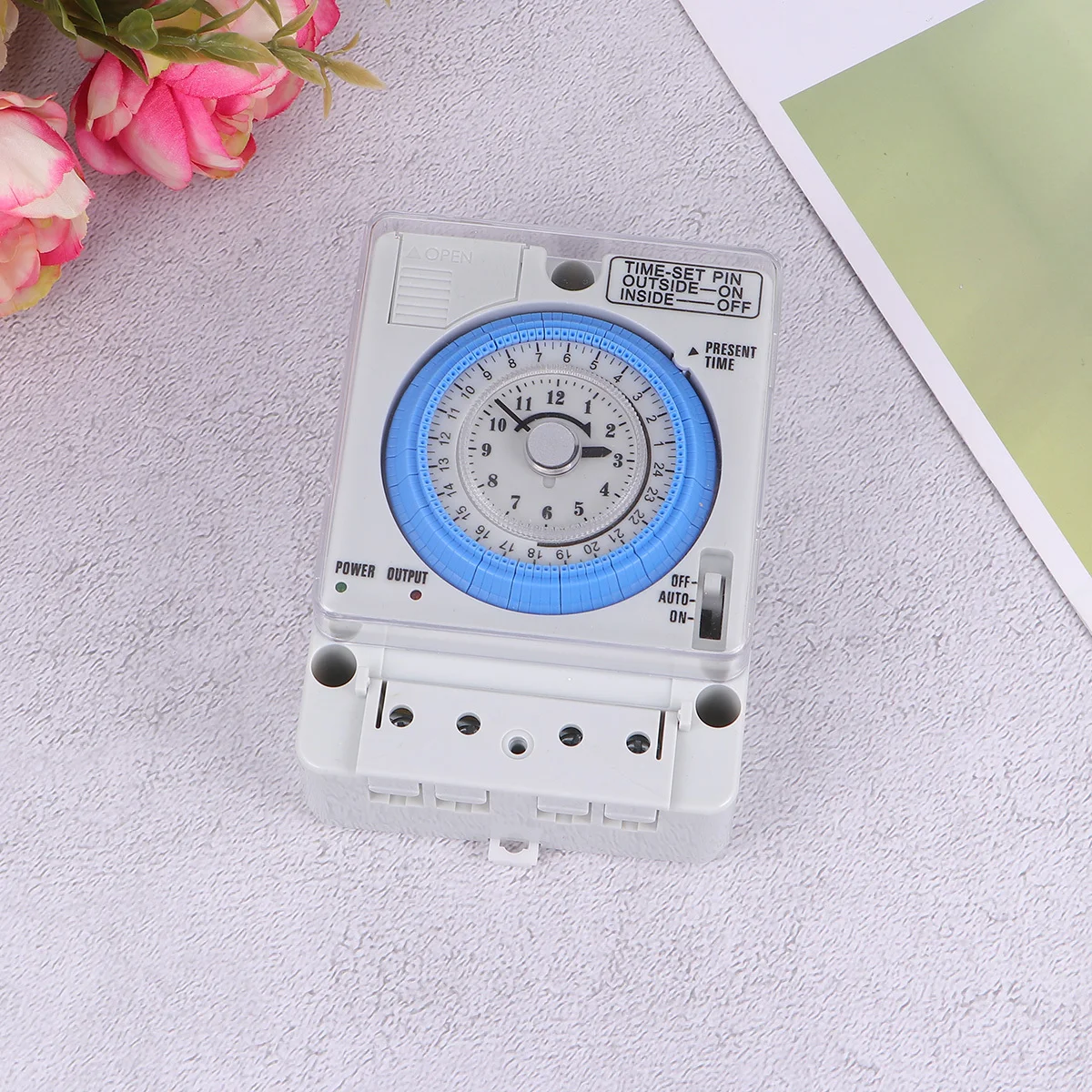 

Mechanical Timer Reminder Countdown Switch Swimming Pool Pump Multifunctional Analog
